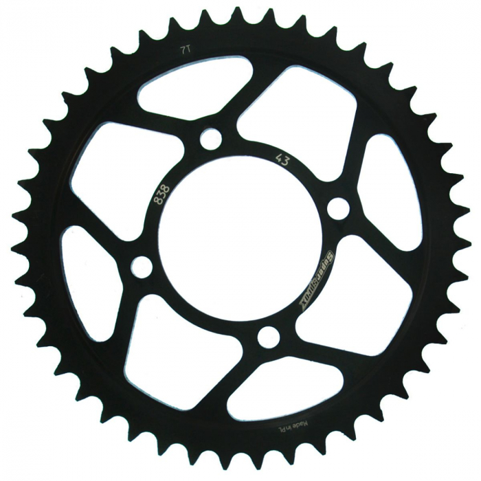Foaie spate SUPERSPROX RFE-838:43-BLK Negru 43T, 428 [1]