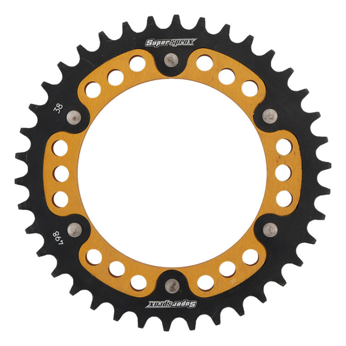 Foaie spate SUPERSPROX STEALTH RST-498:38-GLD auriu 38T, 525 [1]