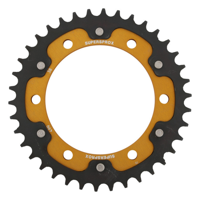 Foaie spate SUPERSPROX STEALTH RST-499:38-GLD auriu 38T, 530 [1]