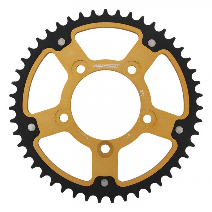 Foaie spate SUPERSPROX STEALTH RST-823:47-GLD auriu 47T, 520 [1]