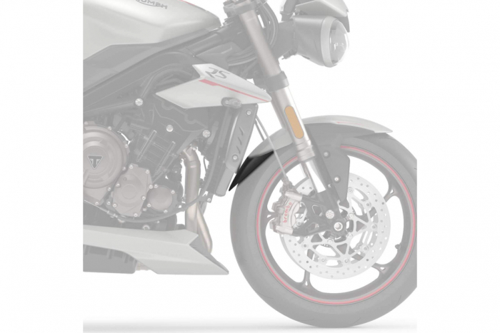 Front fender extension PUIG 3898N Negru [2]