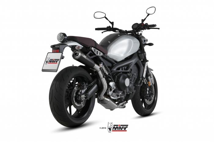 Full exhaust system 3x1 MIVV GHIBLI Y.056.LGB Ceramic black / Stainless Steel [2]