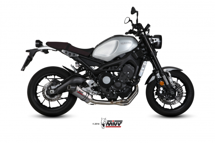 Full exhaust system 3x1 MIVV OVAL Y.054.L4C Titanium / Carbon cap [2]