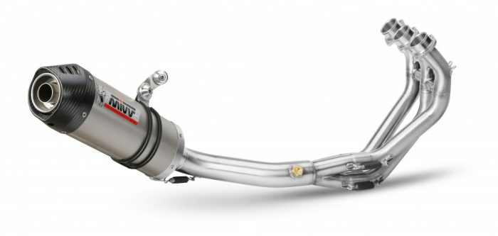 Full exhaust system 3x1 MIVV OVAL Y.054.L4C Titanium / Carbon cap [1]