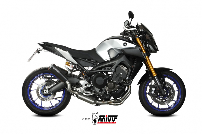 Full exhaust system 3x1 MIVV X-M1 Y.060.LC4B Black Stainless Steel [2]