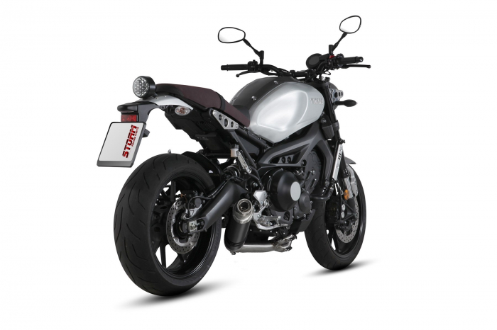 Full exhaust system 3x1 STORM OVAL Y.054.LX1B Negru [3]