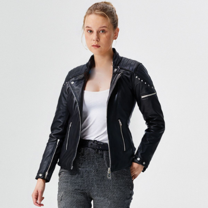 Geaca de piele Helstons Janis Lady [2]