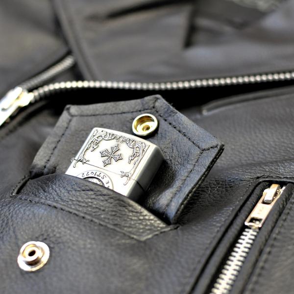 Geaca moto de piele Ozone Ramones [10]