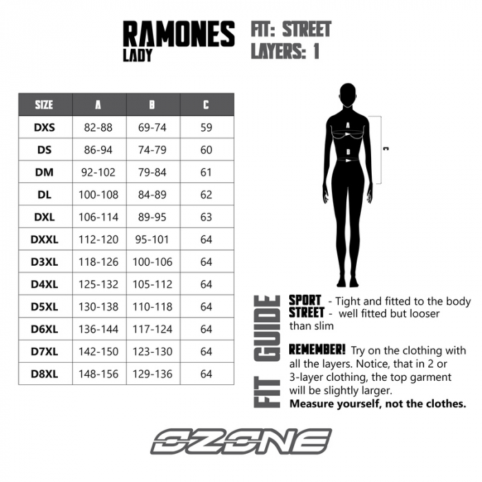 Geaca moto de dama din piele Ozone Ramones Lady [4]
