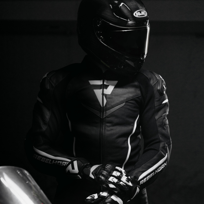 Geaca moto de piele Rebelhorn Fighter [3]