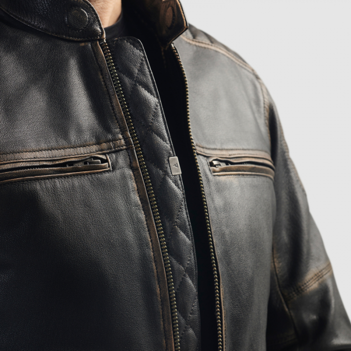 Geaca de piele Rebelhorn Hunter II Vintage [7]