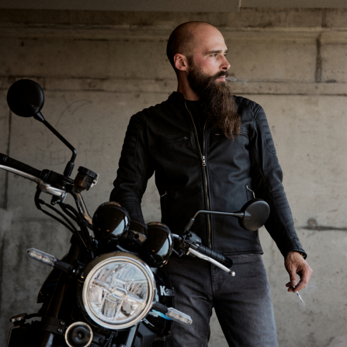 Geaca moto de piele Rebelhorn Hunter Pro