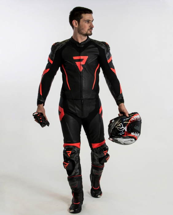 Geaca moto de piele Rebelhorn Rebel [6]
