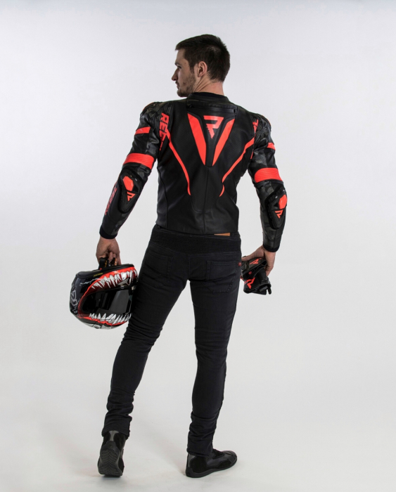 Geaca moto de piele Rebelhorn Rebel [3]