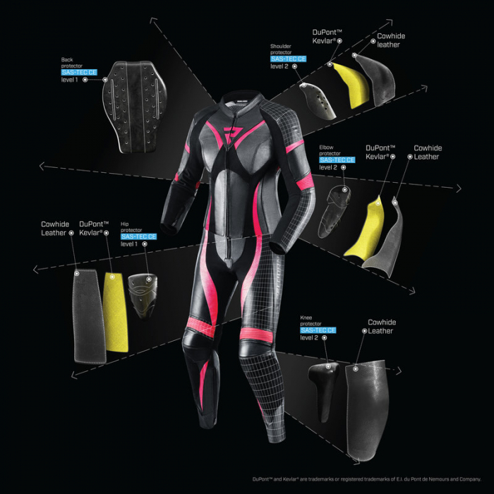 Geaca moto de dama din piele Rebelhorn Rebel Lady [3]