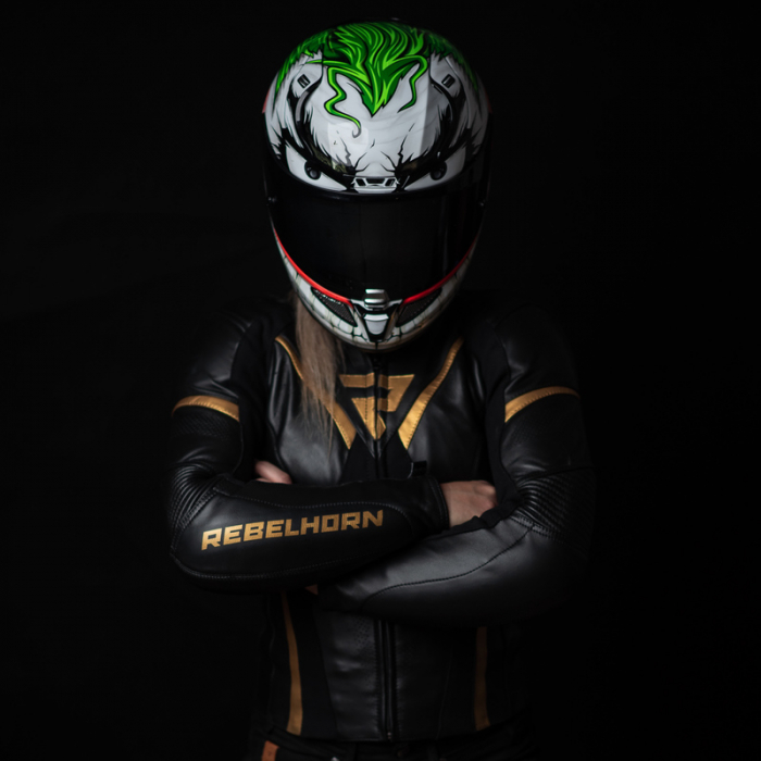 Geaca moto de dama din piele Rebelhorn Rebel Lady [3]
