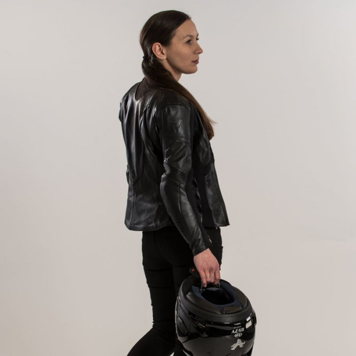 Geaca moto de dama din piele Rebelhorn Rebel Lady [5]