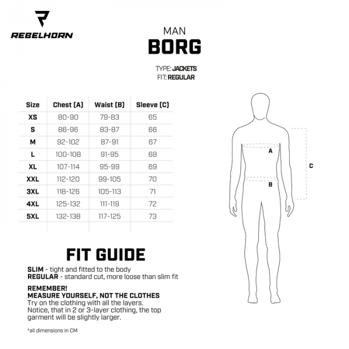 Geaca moto textila sport Rebelhorn Borg [7]