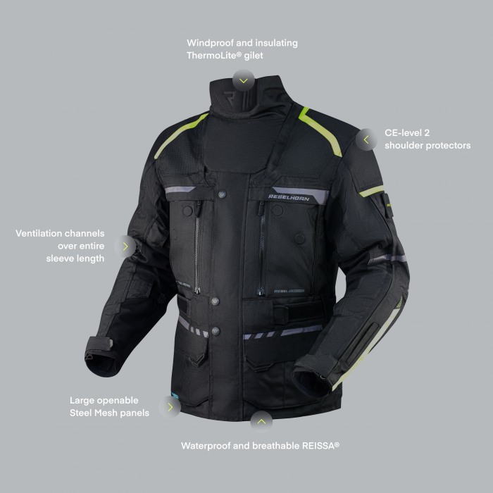 Geaca moto textil Rebelhorn Cubby IV [3]