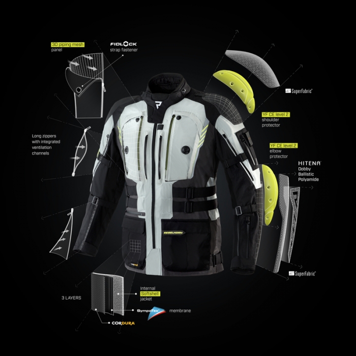 Geaca moto textil Rebelhorn Patrol [2]
