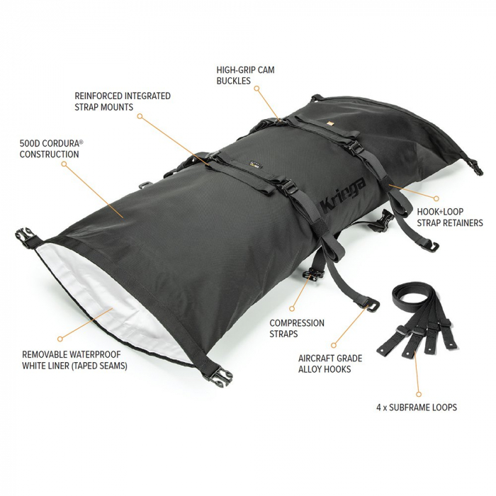Geanta moto pentru bagaje Kriega Rollpack-40 [8]