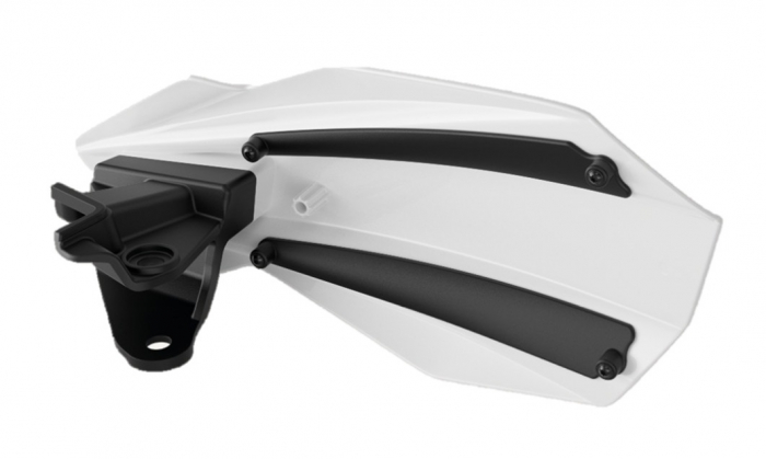Handguard POLISPORT MX BULLIT 8308500051 BlacK/White with mounting system [3]