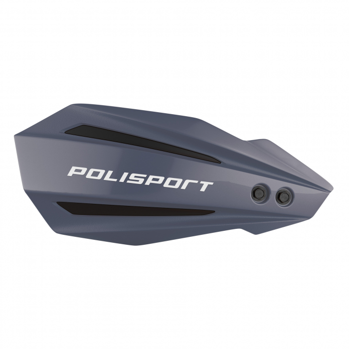 Handguard POLISPORT MX BULLIT 8308500052 Grey/White with mounting system [1]
