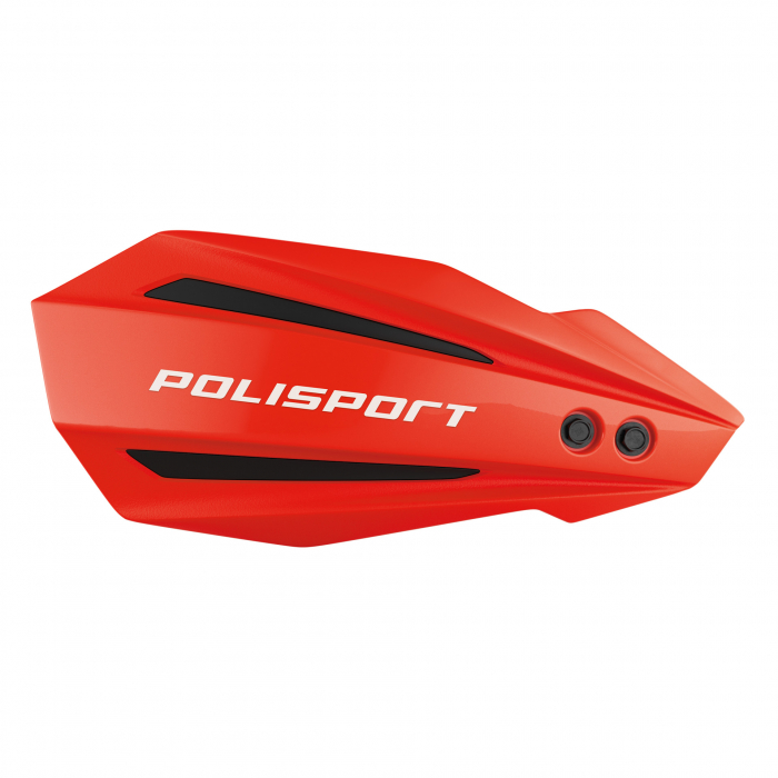 Handguard POLISPORT MX BULLIT 8308500053 Red/White with mounting system [1]