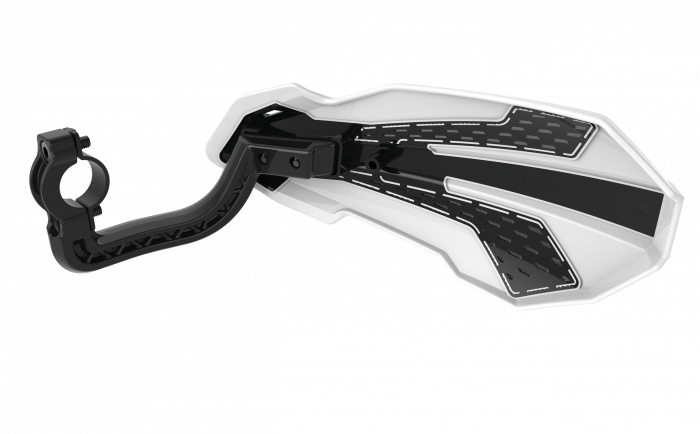 Handguard POLISPORT MX FLOW 8308200041 Grey/White with mounting system [3]