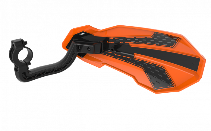 Handguard POLISPORT MX FLOW 8308200005 with mounting system orange 16/black [3]