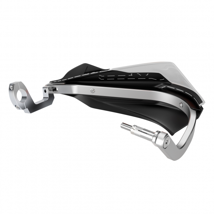 Handguard POLISPORT TRAIL BLAZER 8308800001 with universal mounting kit alb/negru [2]