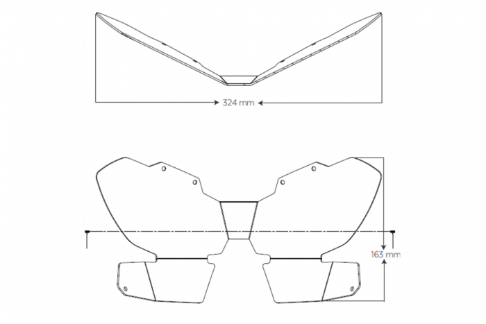 Headlight protector PUIG 3821W transparent [2]