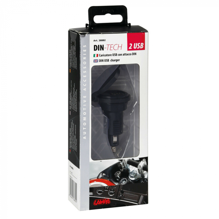 Incarcator USB Lampa Din-Tech Duo [4]