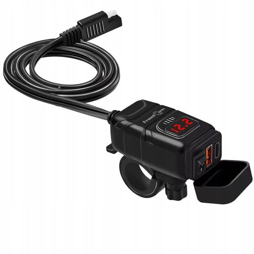 Incarcator USB moto FreedConn MC1N-PD pentru ghidon [5]