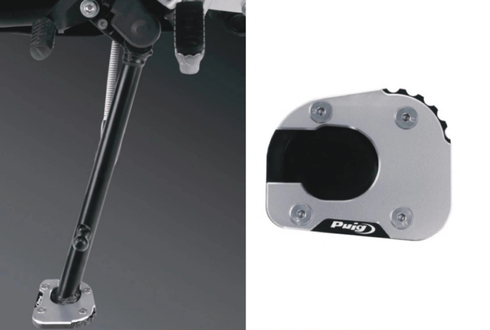 Kickstand extension PUIG 22462N Negru with standard suspension [3]