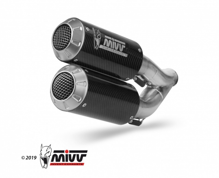 Kit 2 evacuari MIVV MK3 KT.022.LM3C Carbon [1]
