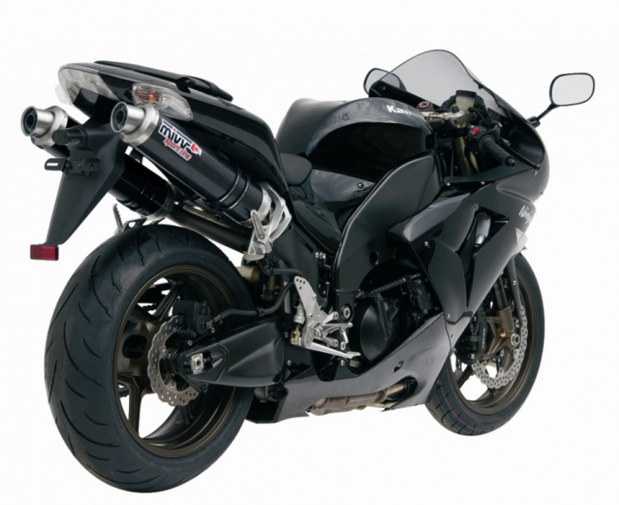 Kit 2 evacuari MIVV ROUND UK.016.L2 Carbon [3]