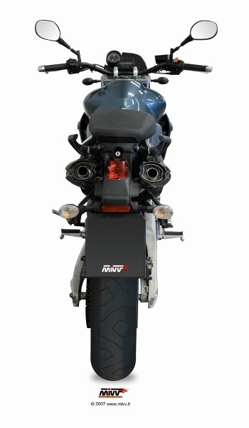 Kit 2 evacuari MIVV SUONO UY.025.L7 Otel inoxidabil / Capac Carbon [4]