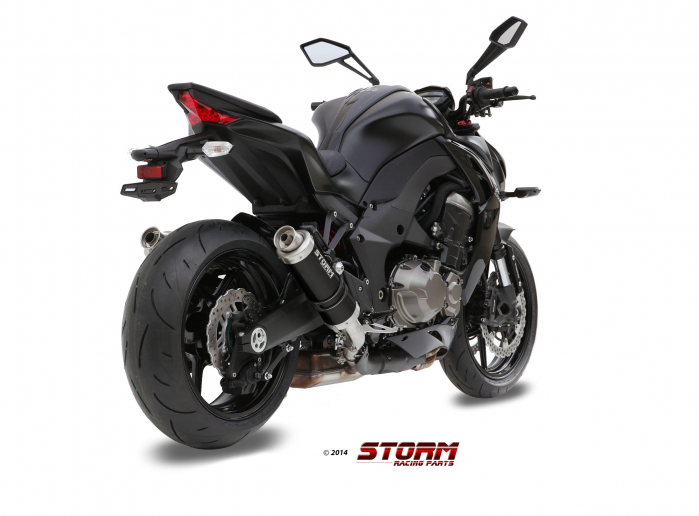 Kit 2 evacuari STORM GP 74.K.039.LXSB negru otel [3]