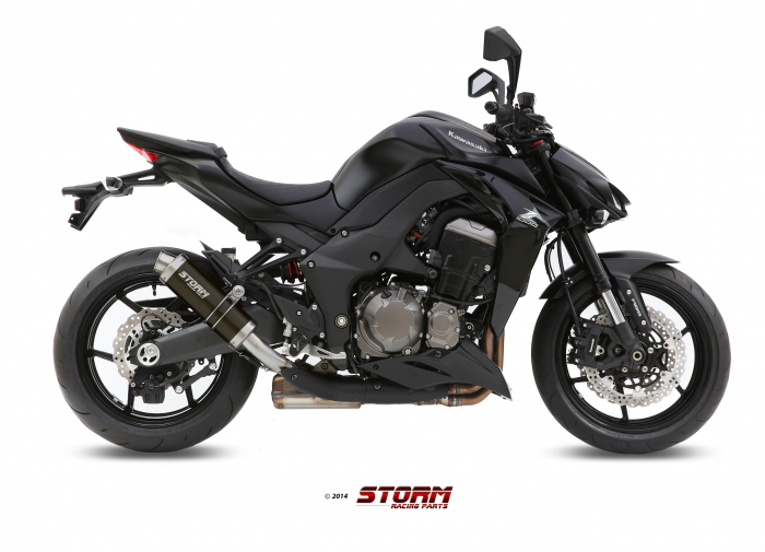 Kit 2 evacuari STORM GP 74.K.039.LXSB negru otel [2]