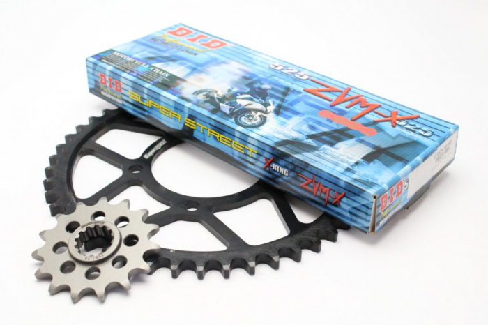 Kit de lant D.I.D + SUPERSPROX ZVM-X serie in gold color [1]