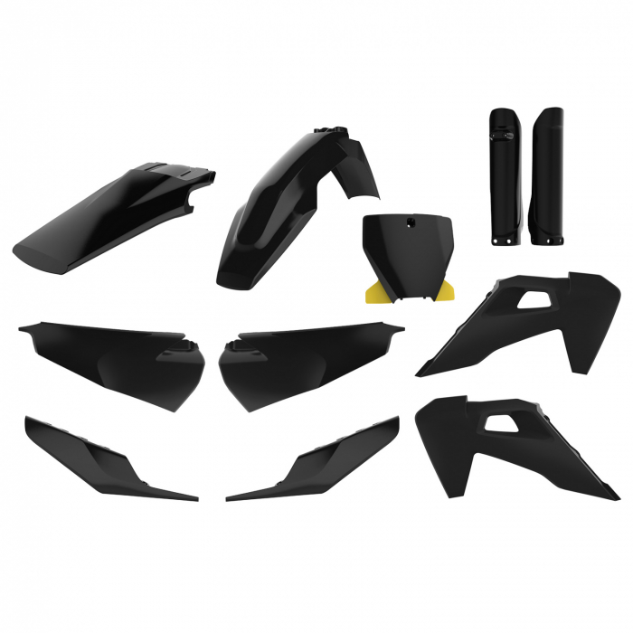Kit plastice POLISPORT 91122 Negru [1]
