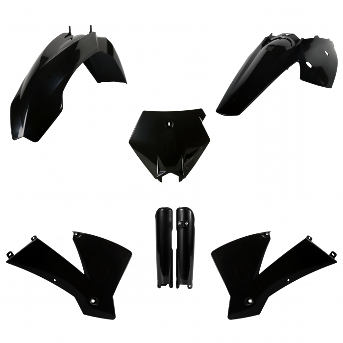 Kit plastice POLISPORT 91435 Negru [1]