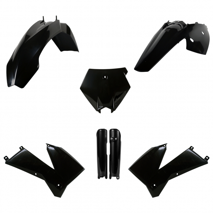 Kit plastice POLISPORT 91437 Negru [1]
