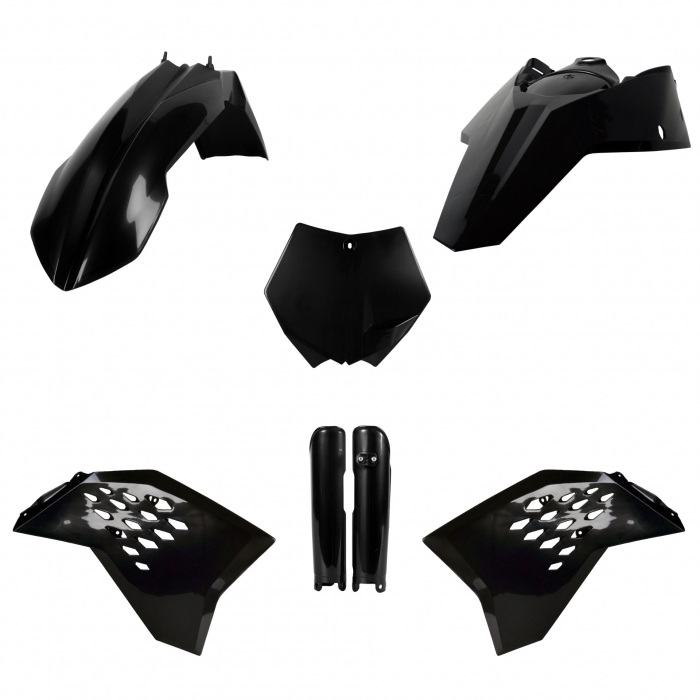 Kit plastice POLISPORT 91440 Negru [1]