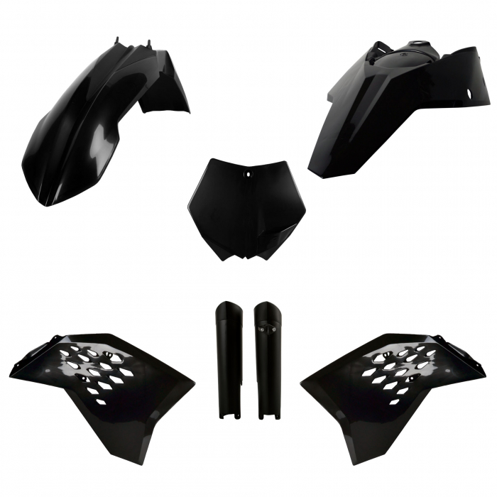 Kit plastice POLISPORT 91441 Negru [1]
