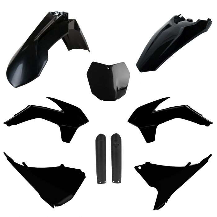 Kit plastice POLISPORT 91451 Negru [1]