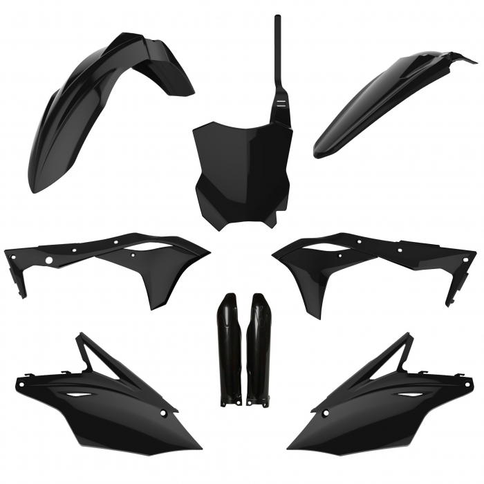 Kit plastice POLISPORT 91491 Negru [1]