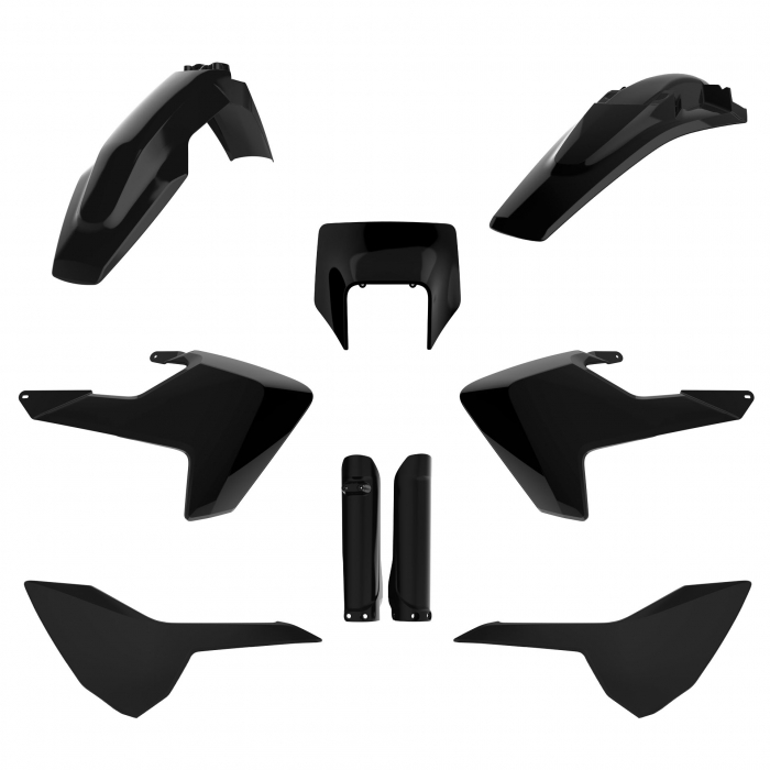 Kit plastice POLISPORT 91505 Negru [1]