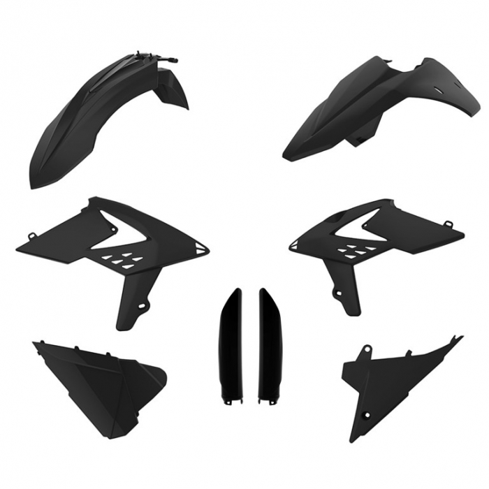 Kit plastice POLISPORT 91551 Negru [1]